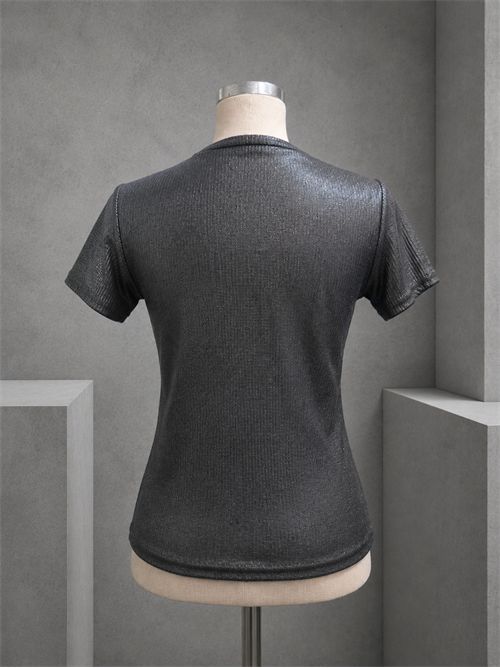 tshirt spalmata a costine KING KONG | QI8BD17CANNA FUCILE